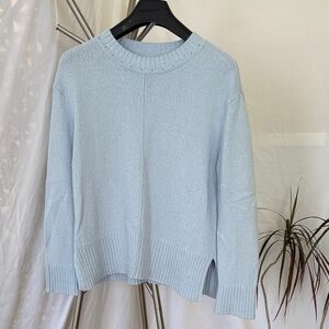 LOFT Soft Sky Blue Crew Neck Sweater